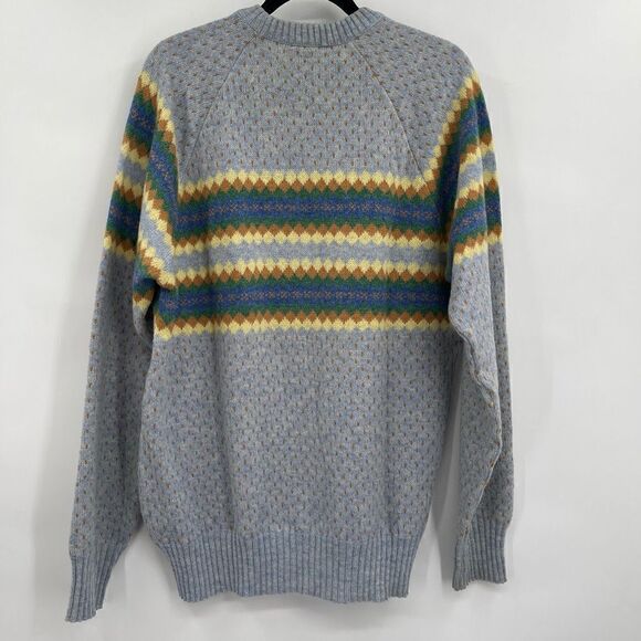 Kappa Sports Multicolor Shetland Fabric Ribbed Pullover Sweater Size XL - Picture 6 of 7